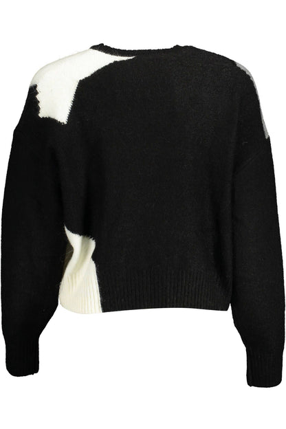 Desigual Chic Contrasting Long Sleeve Sweater Desigual