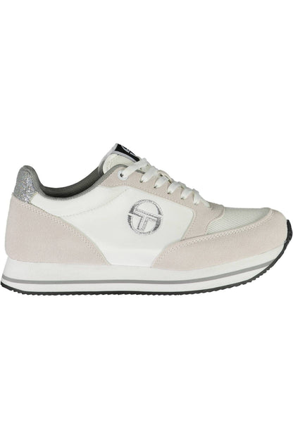 Sergio Tacchini Chic White Sneakers with Contrasting Details Sergio Tacchini