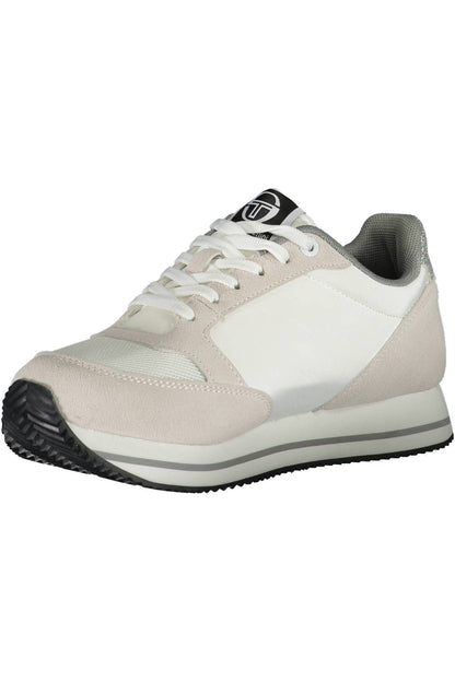 Sergio Tacchini Chic White Sneakers with Contrasting Details Sergio Tacchini