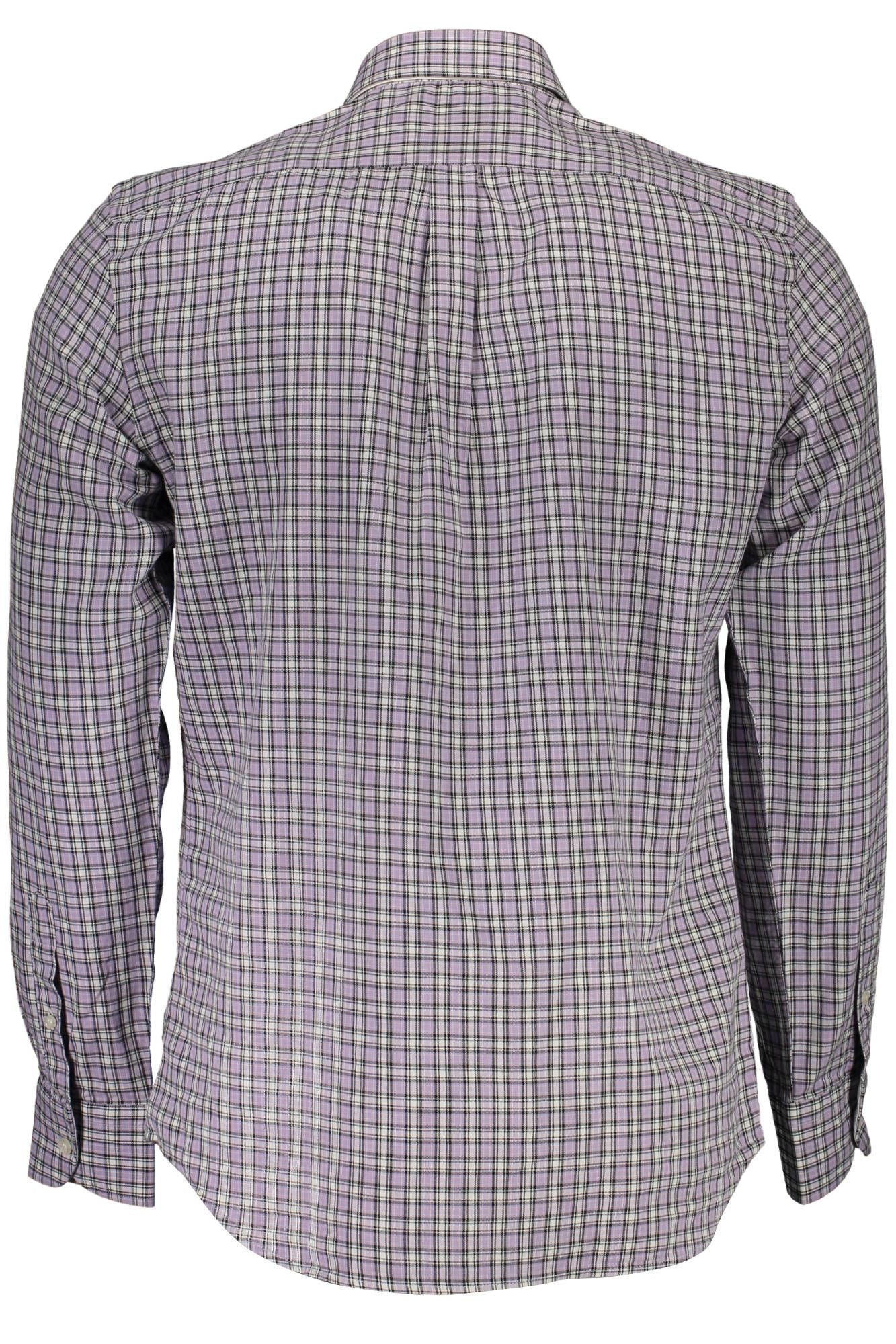 Harmont & Blaine Elegant Purple Cotton Long Sleeve Shirt Harmont & Blaine