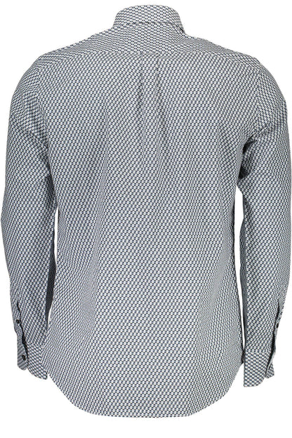 Harmont & Blaine Elegant Blue Regular Fit Long Sleeve Shirt Harmont & Blaine