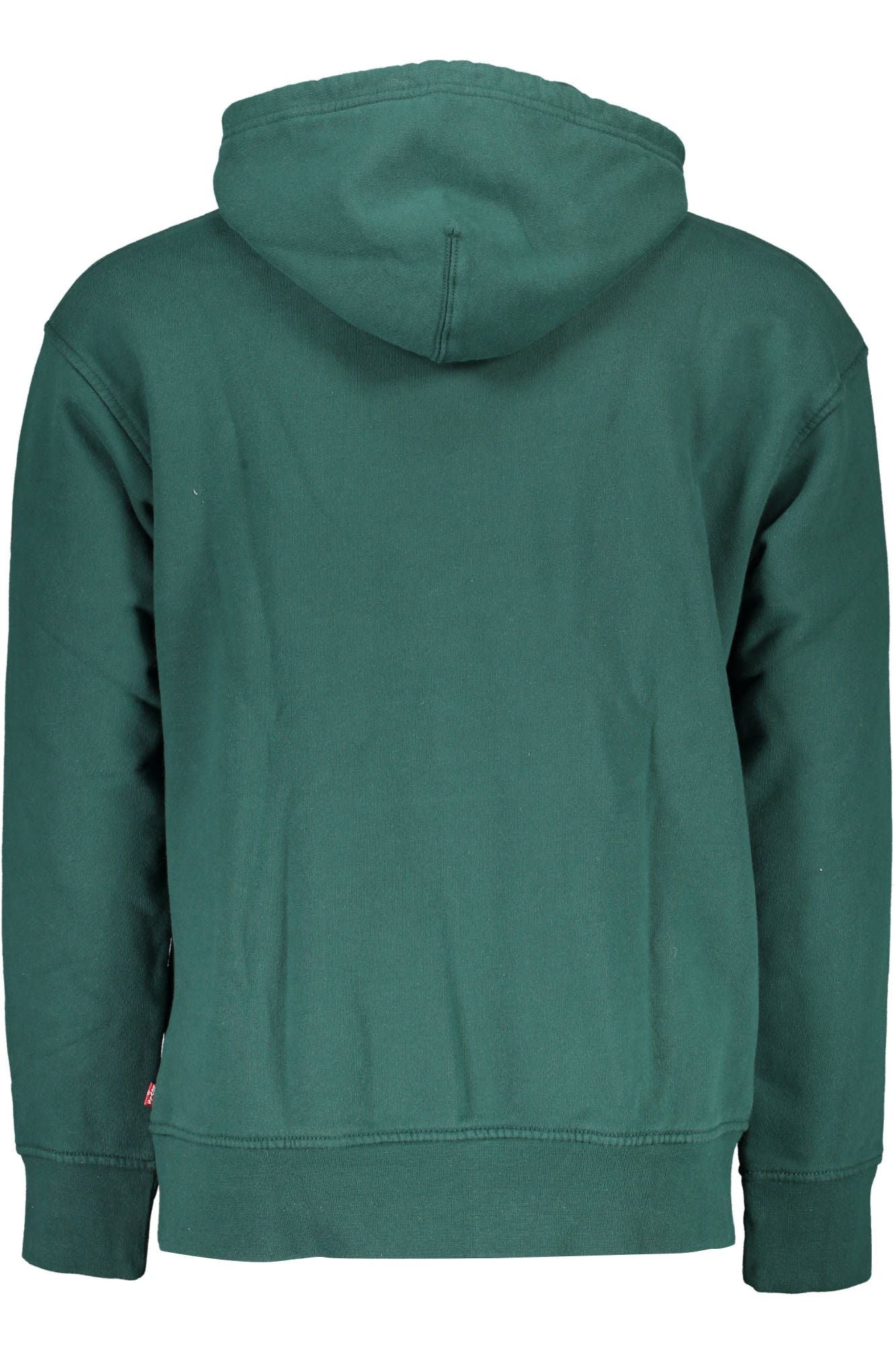 Levi's Chic Green Hooded Cotton Sweatshirt Levi's