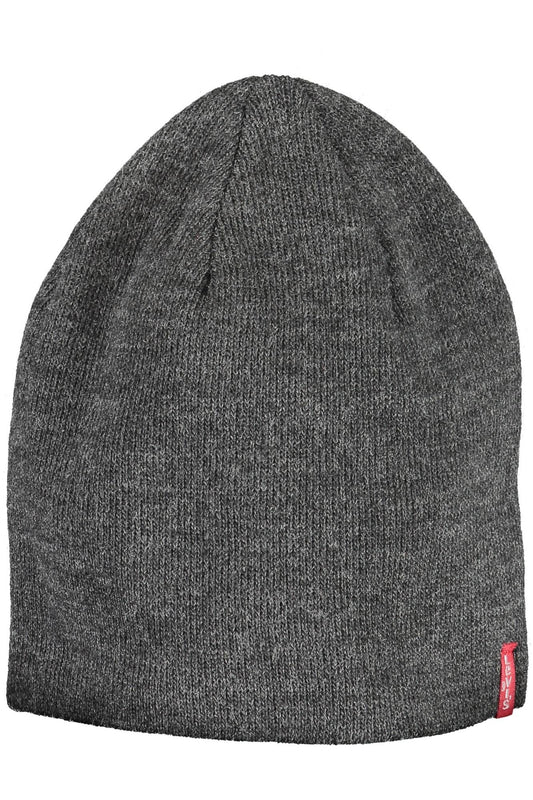 Levi's Chic Gray Logo Applique Cap Levi's