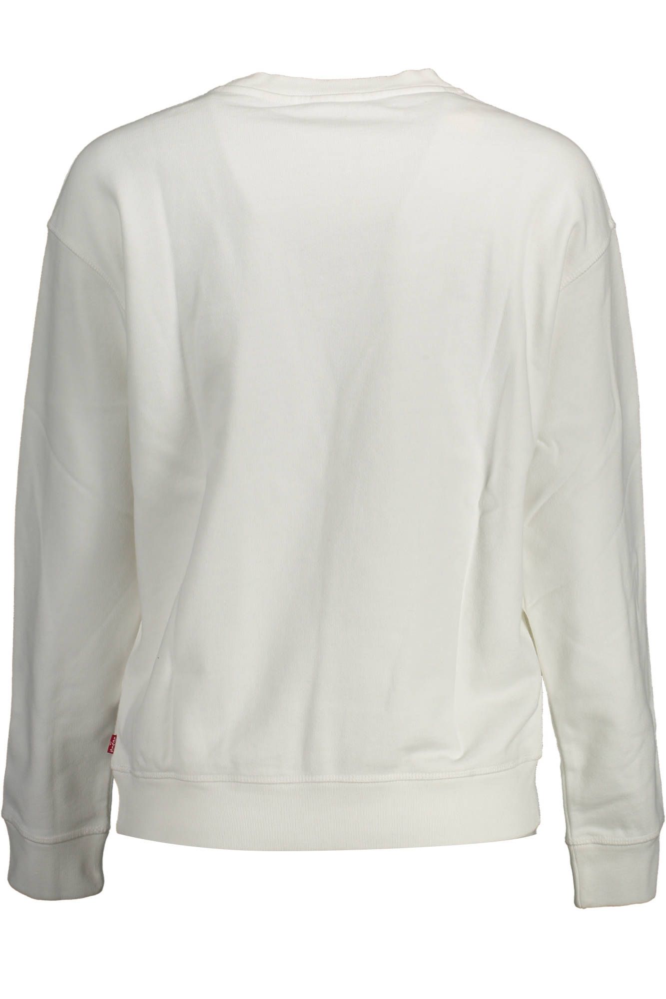 Levi's Chic White Cotton Logo Sweatshirt Levi's