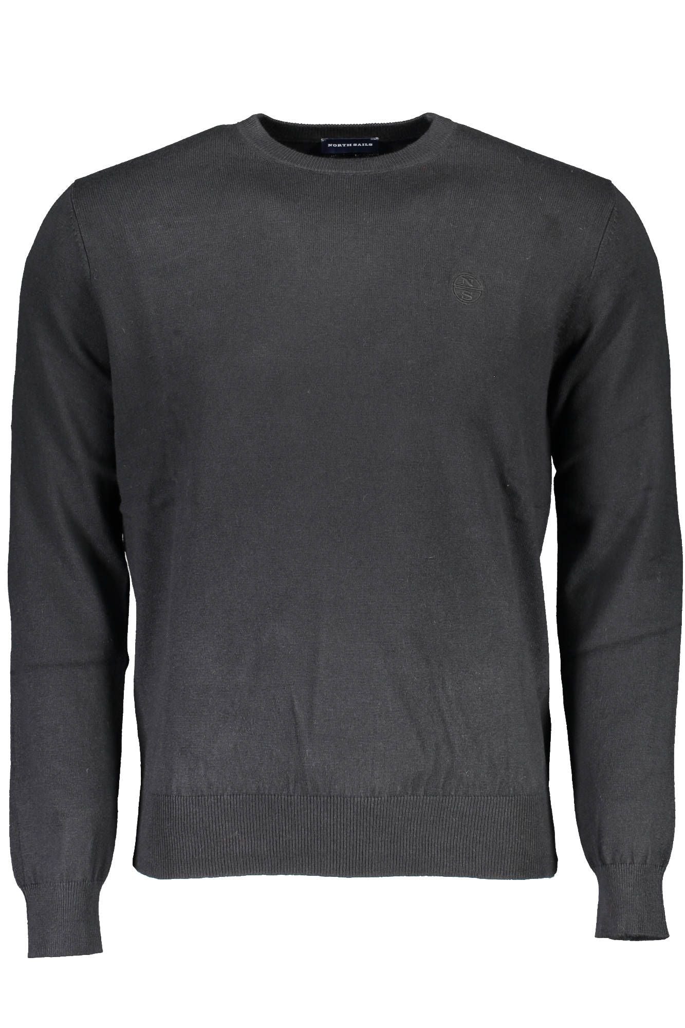 North Sails Eco-Friendly Embroidered Black Sweater North Sails