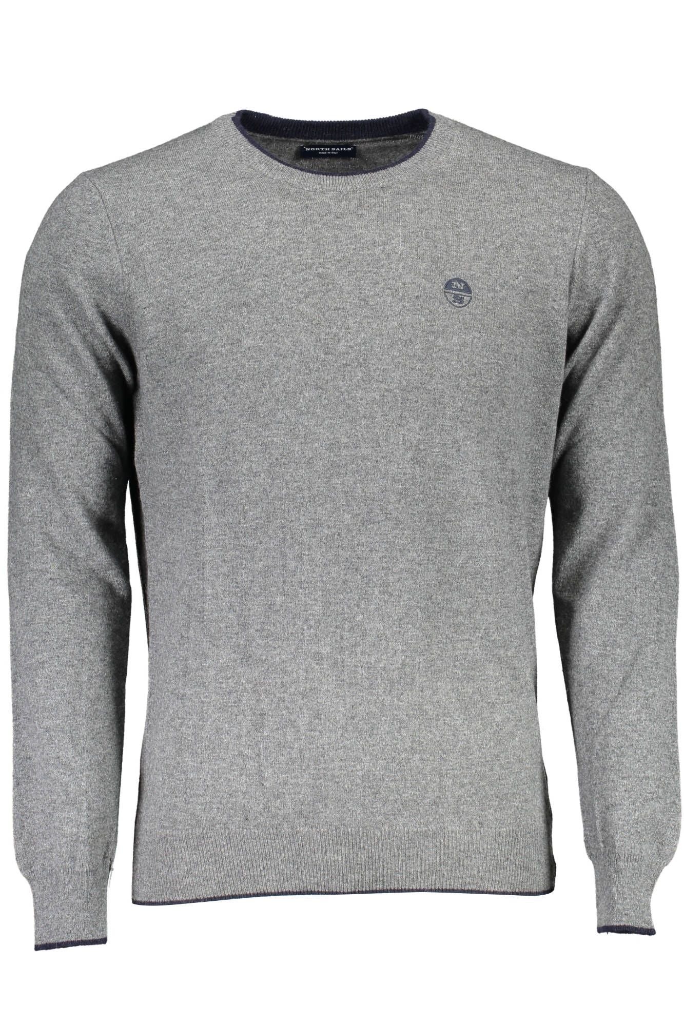 North Sails Eco-Conscious Gray Sweater with Embroidered Logo North Sails