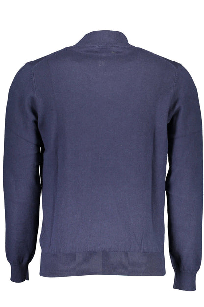 North Sails Eco-Conscious Turtleneck Sweater in Blue North Sails