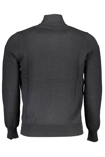 North Sails Eco-Conscious Half-Zip Sweater in Black North Sails