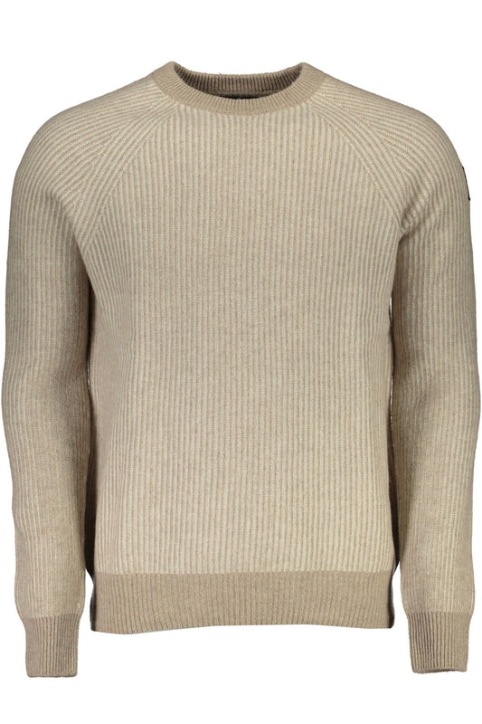 North Sails Eco-Conscious Beige Woolen Sweater North Sails