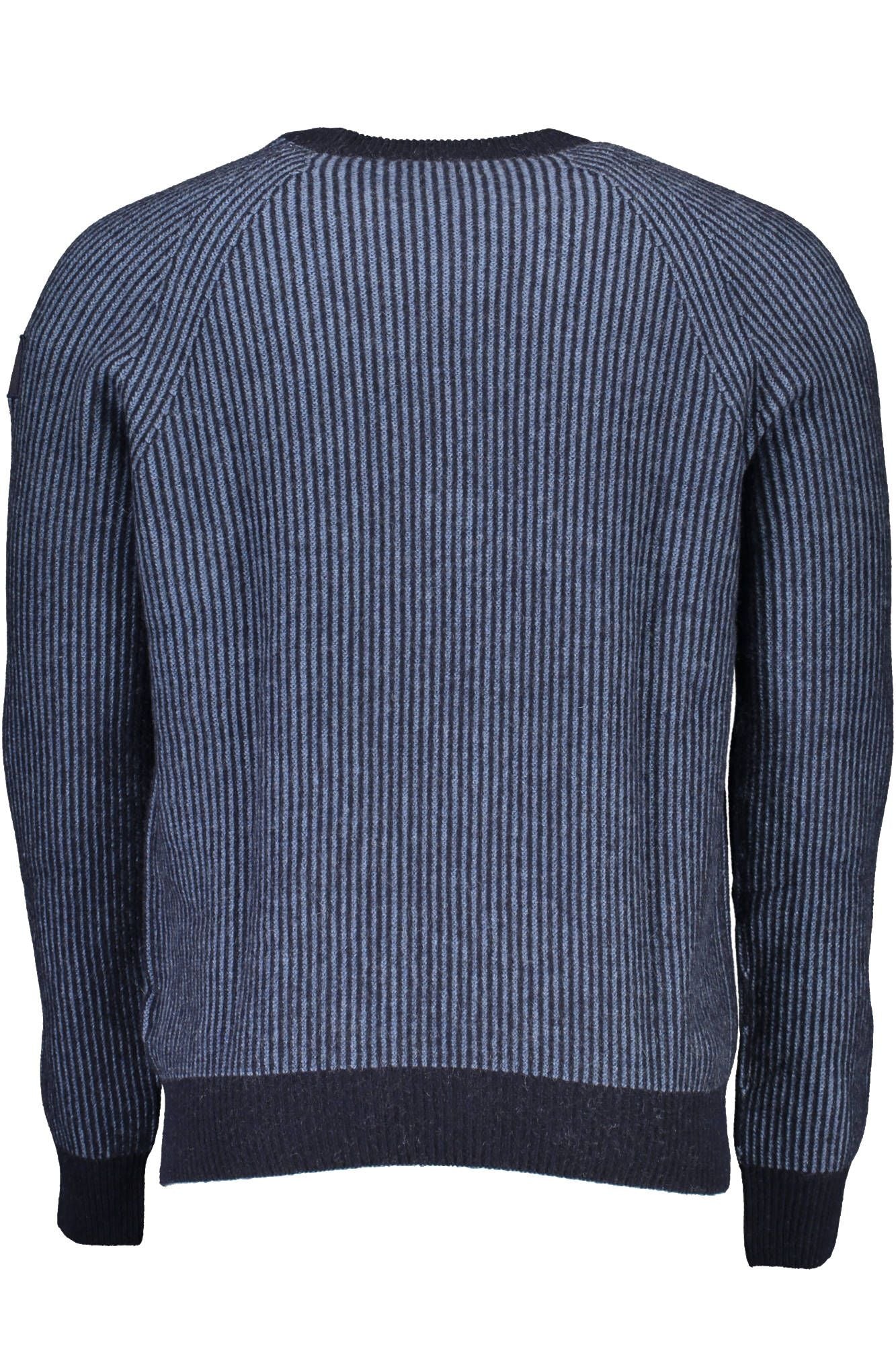 North Sails Eco-Conscious Blue Sweater with Emblem Detail North Sails