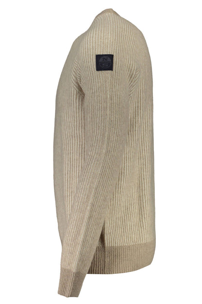 North Sails Eco-Conscious Beige Woolen Sweater North Sails