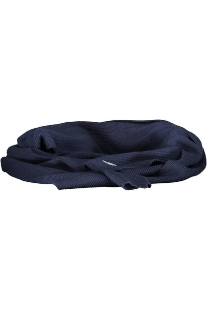 North Sails Elegant Blue Scarf with Distinctive Logo Detail North Sails