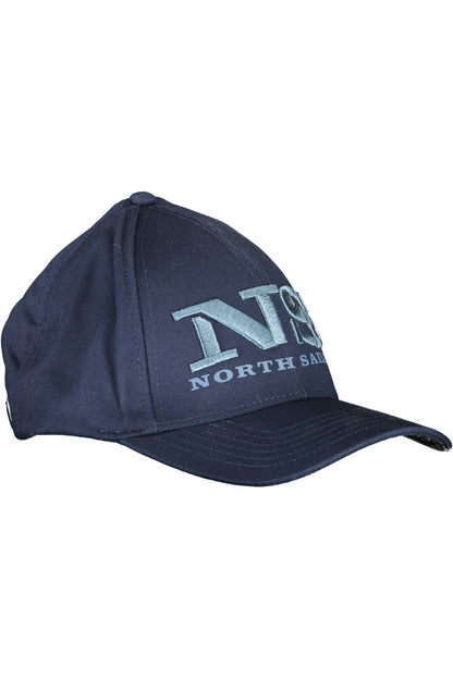 North Sails Chic Blue Embroidered Cotton Cap North Sails