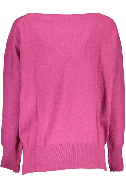 North Sails Eco-Chic Purple Wool Blend V-Neck Sweater North Sails