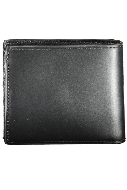 Tommy Hilfiger Black Leather Men Wallet