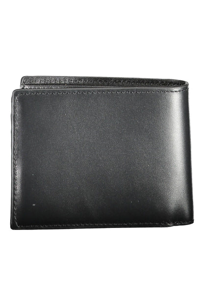 Tommy Hilfiger Black Leather Men Wallet