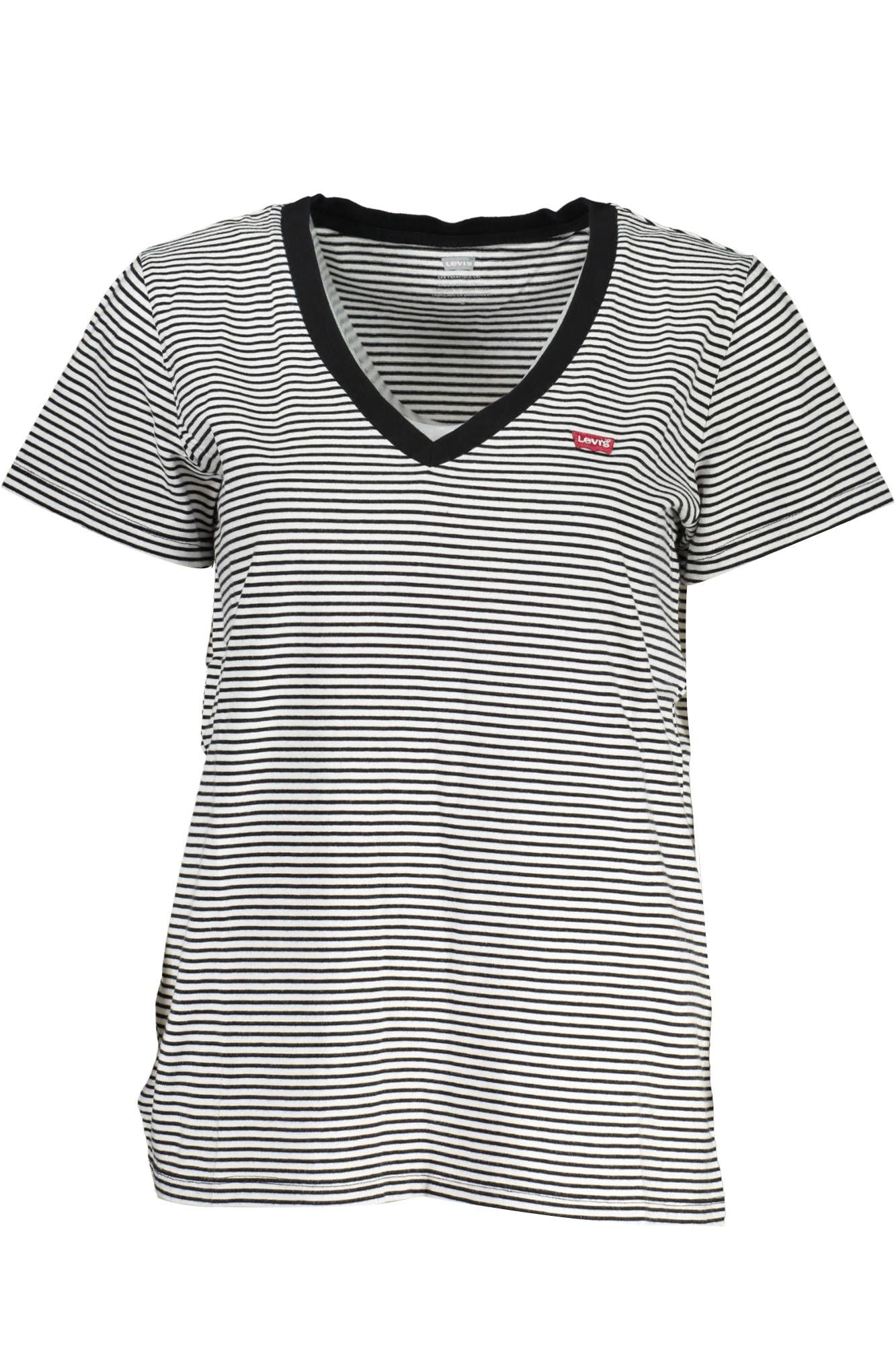 Levi's Sleek V-Neck Tee with Classic Logo Levi's