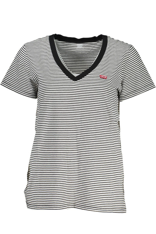 Levi's Sleek V-Neck Tee with Classic Logo Levi's