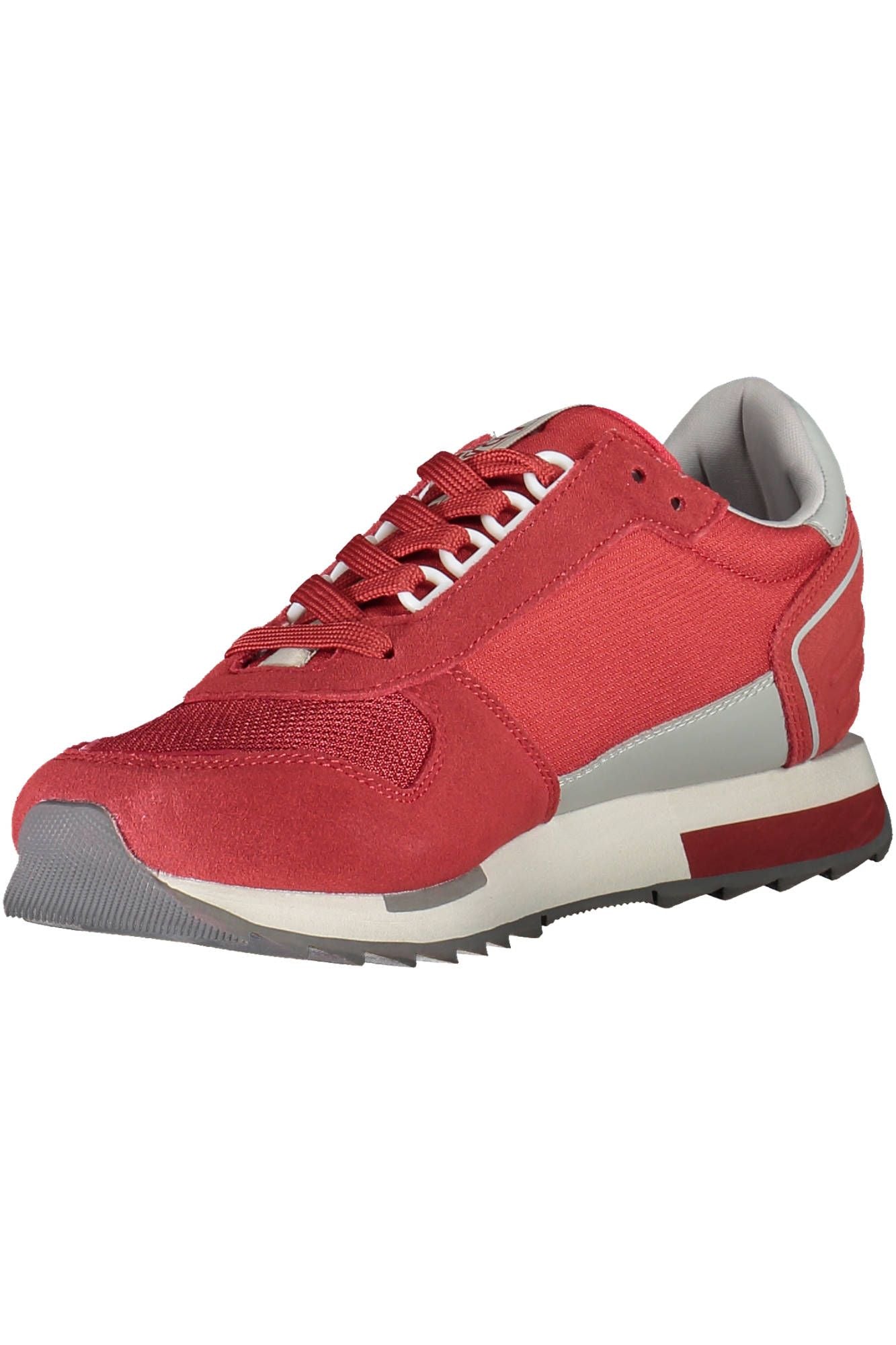 Napapijri Pink Contrast Lace-Up Sport Sneakers Napapijri