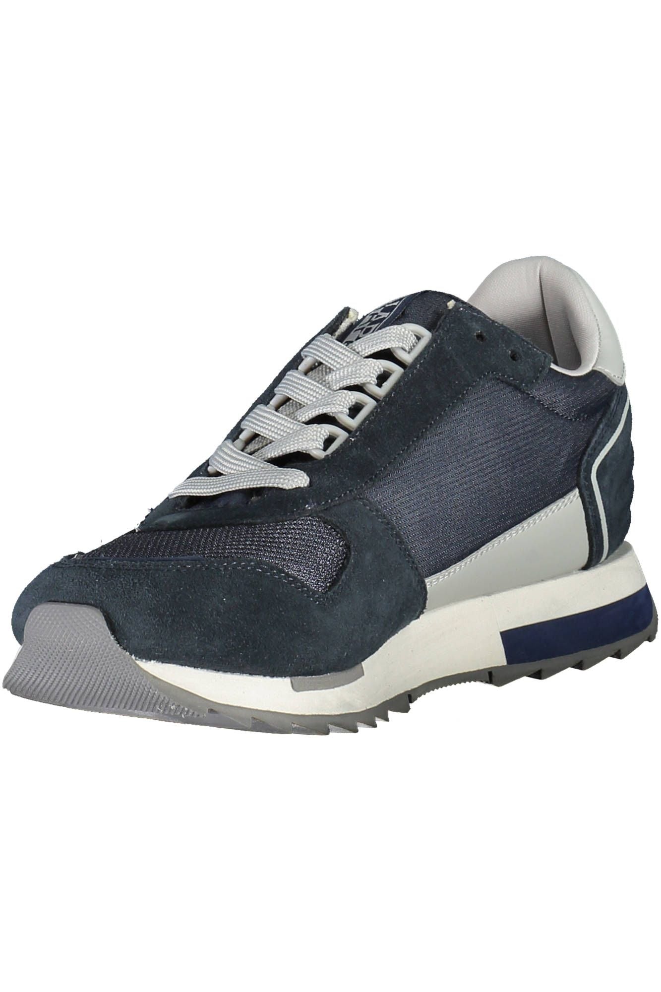 Napapijri Sporty Blue Lace-Up Sneakers with Logo Detail Napapijri