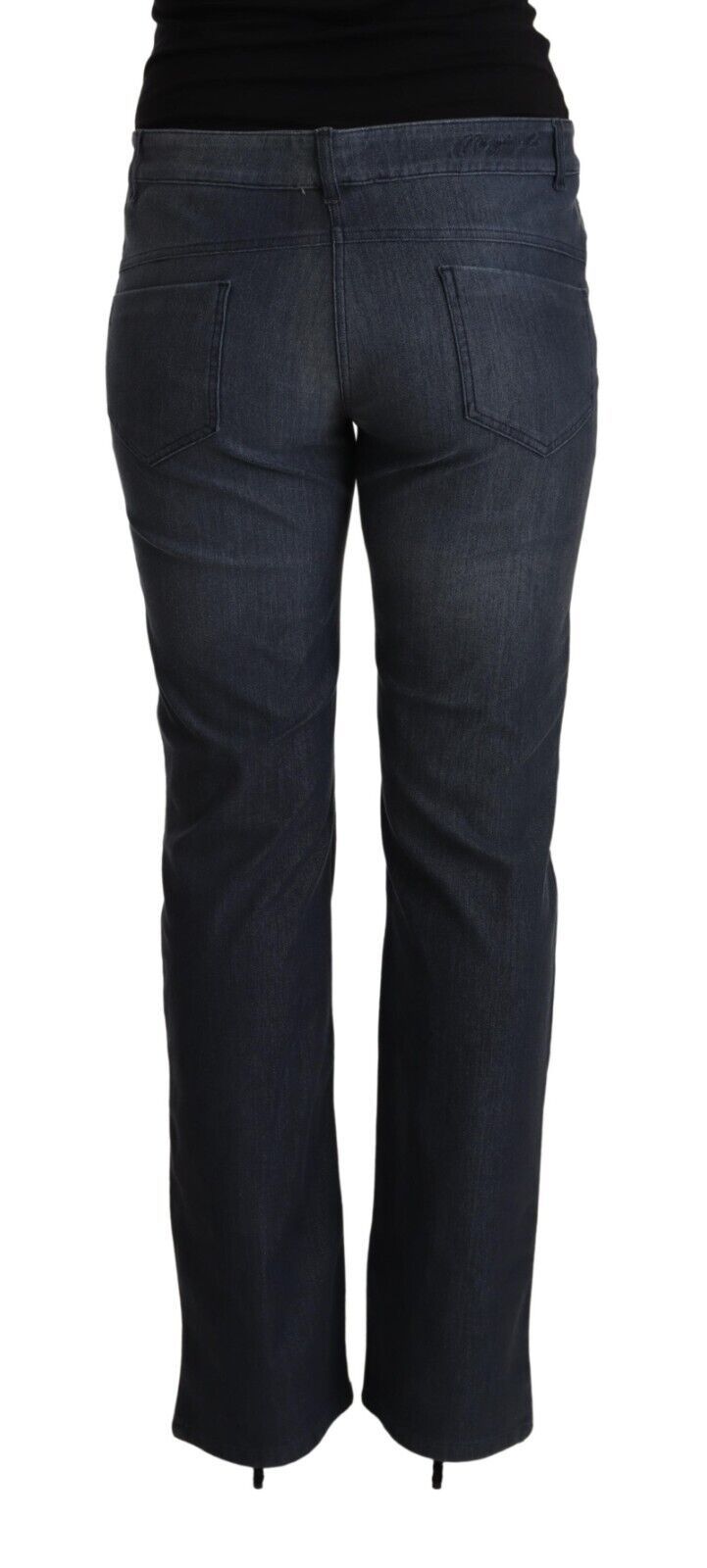 MARGHI LO' Chic Dark Blue Straight Cut Jeans MARGHI LO'