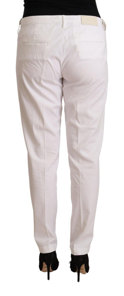 Jacob Cohen Elegant Mid Waist Tapered Trousers Jacob Cohen