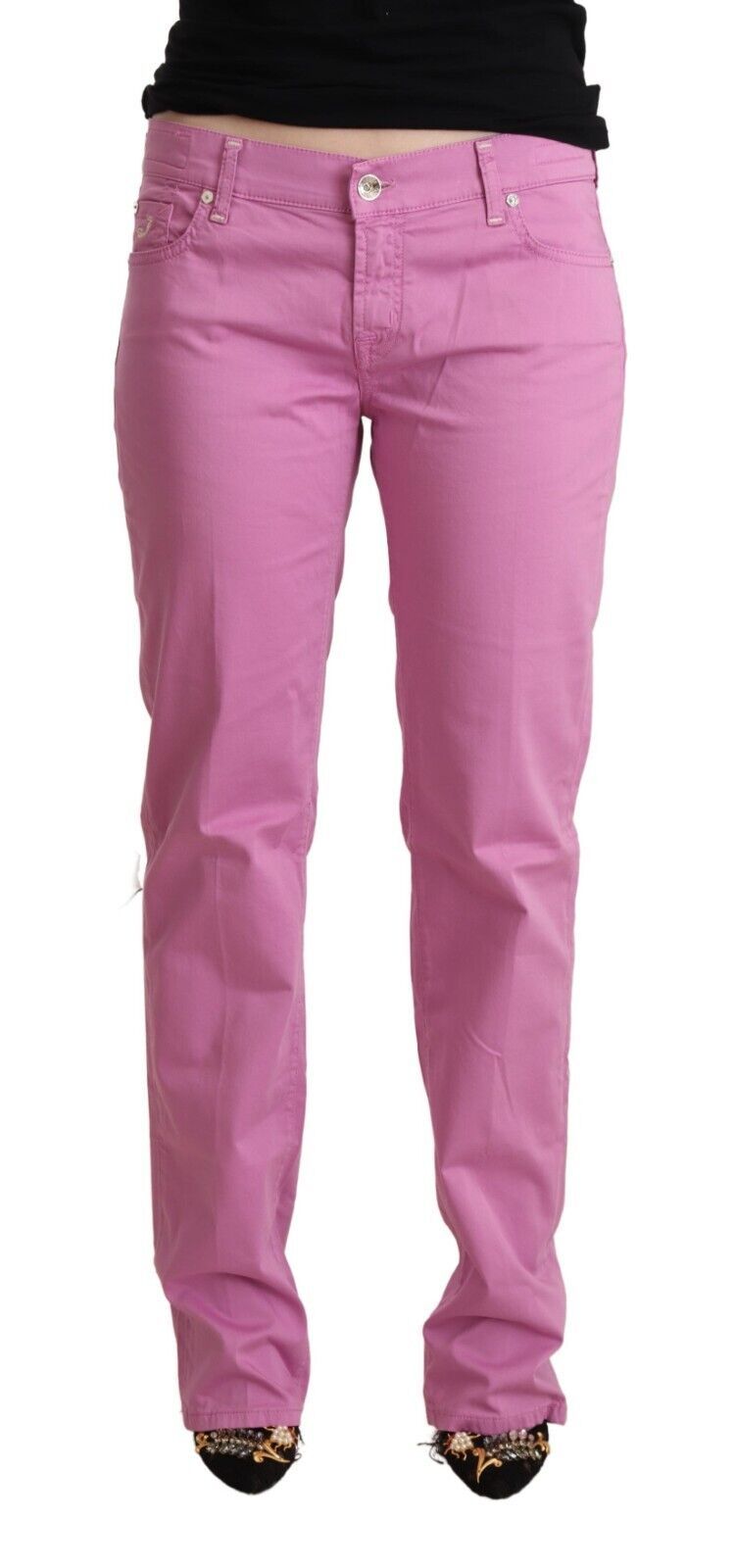 Jacob Cohen Elegant Tapered Pink Denim Jeans Jacob Cohen