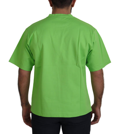 Dolce & Gabbana Chic Green Crewneck Short Sleeve Tee Dolce & Gabbana