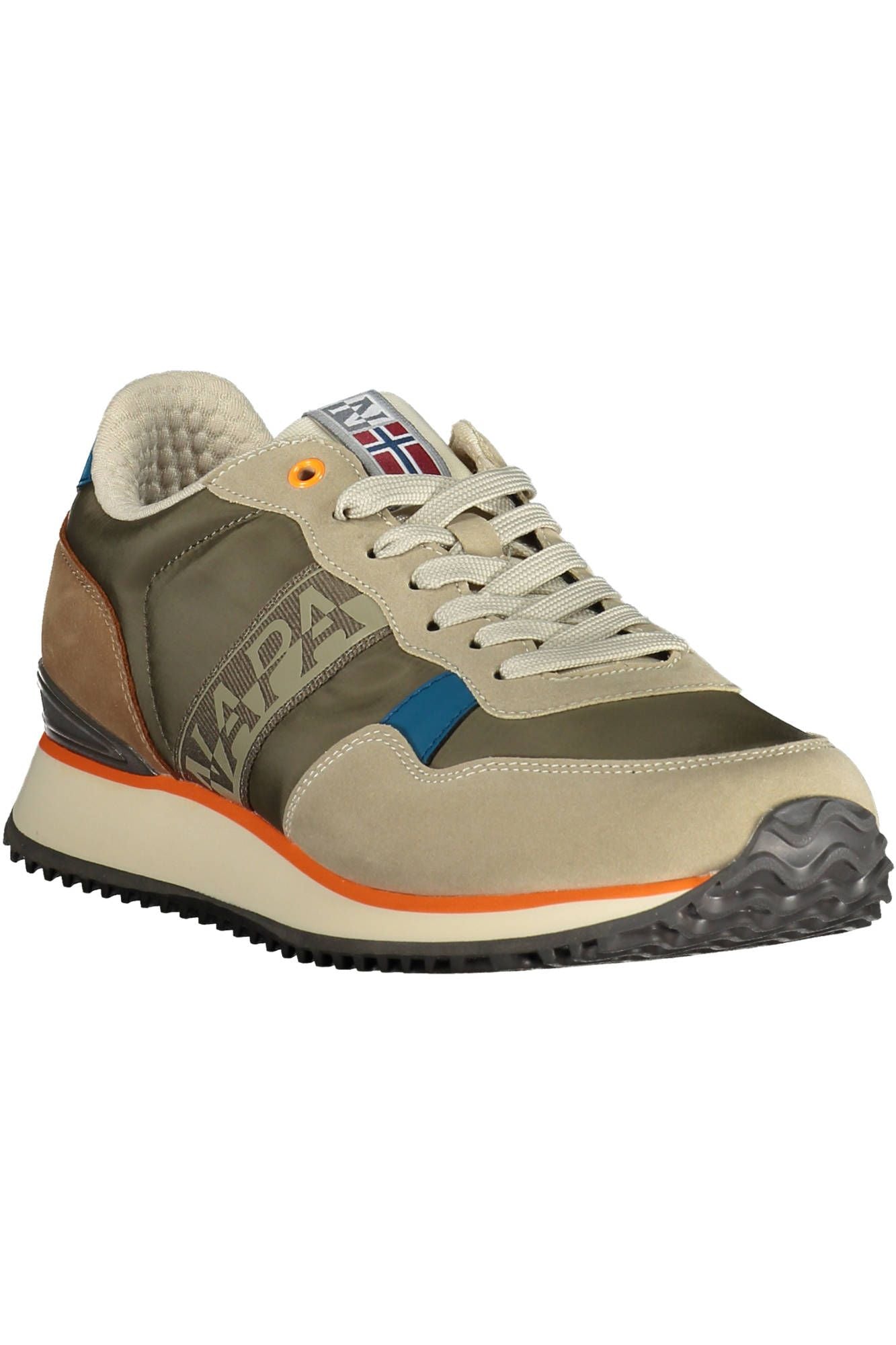 Napapijri Beige Trailblazer Sneakers with Logo Accent Napapijri