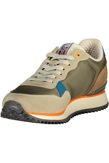 Napapijri Beige Trailblazer Sneakers with Logo Accent Napapijri