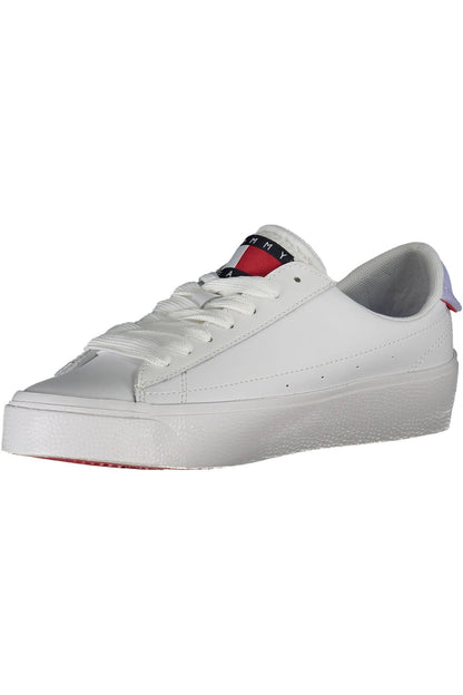 Tommy Hilfiger White Leather Women Sneaker