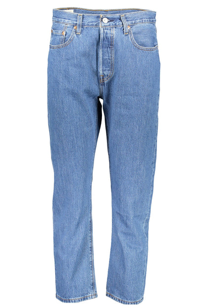 Levi's Chic Blue Cotton 5-Pocket Jeans for Women Levi's