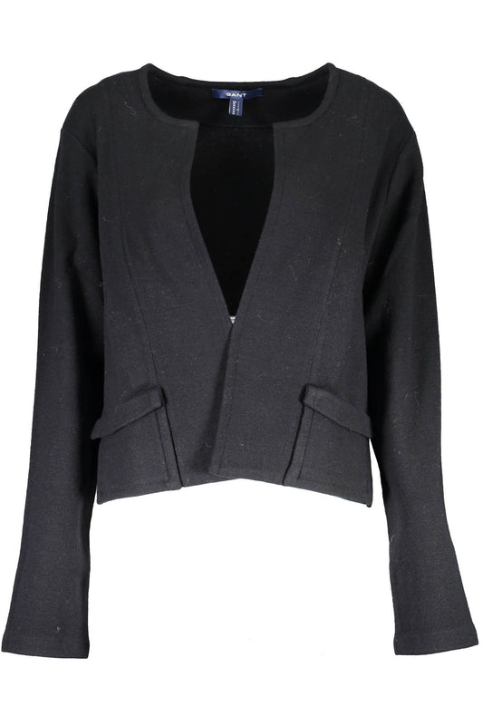 Gant Elegant Long Sleeve Black Cardigan Gant