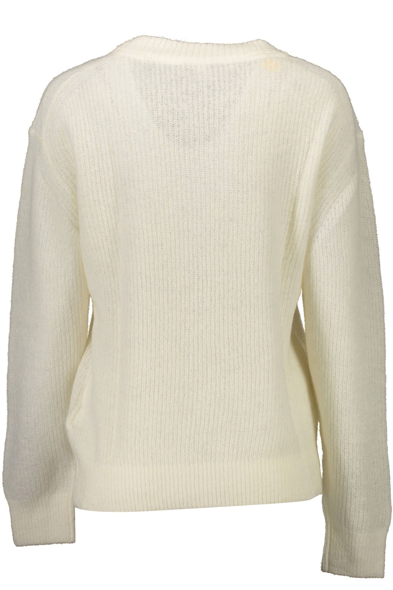 Gant Elegant White Wool-Blend Sweater Gant