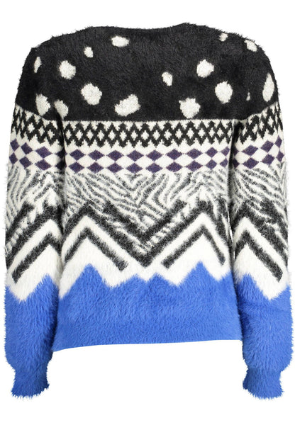 Desigual Chic Contrasting Detail Long-Sleeve Top Desigual