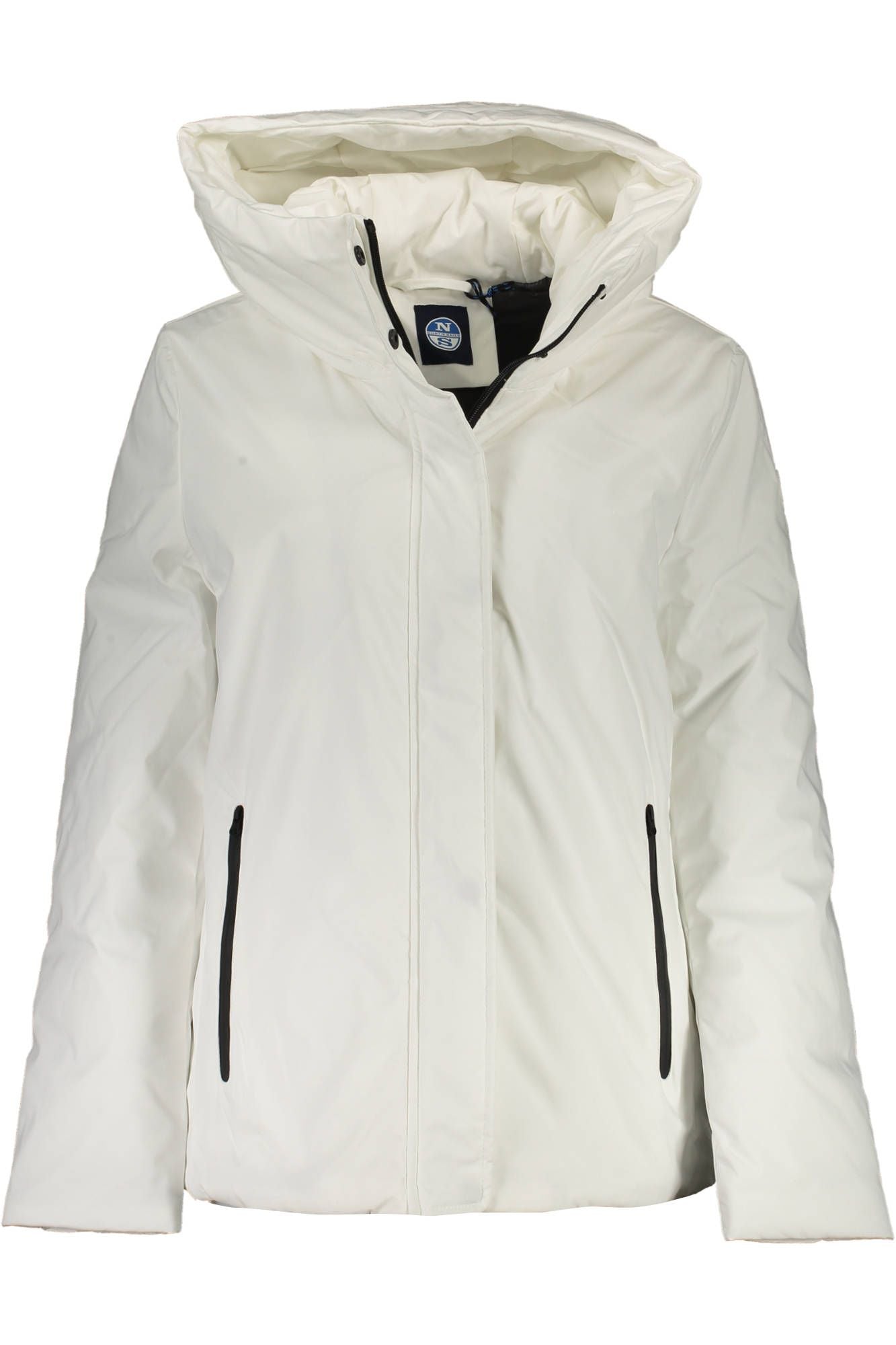 North Sails Chic White Hooded Jacket North Sails