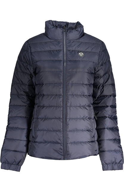 North Sails Chic Water-Resistant Blue Jacket with Eco-Conscious Appeal North Sails