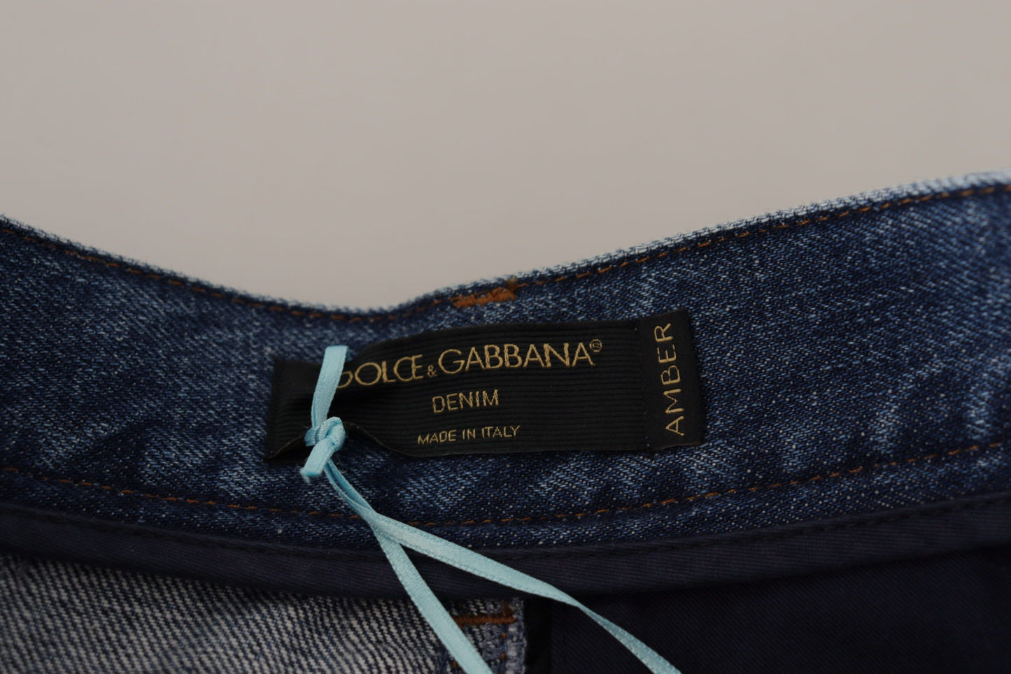 Dolce & Gabbana Patchwork Jacquard Denim Relaxed Jeans Dolce & Gabbana