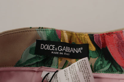 Dolce & Gabbana Floral High-Waist Dress Pants Dolce & Gabbana