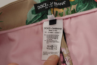 Dolce & Gabbana Floral High-Waist Dress Pants Dolce & Gabbana