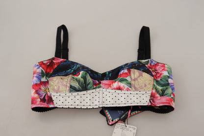 Dolce & Gabbana Floral Print Cropped Corset Top Dolce & Gabbana