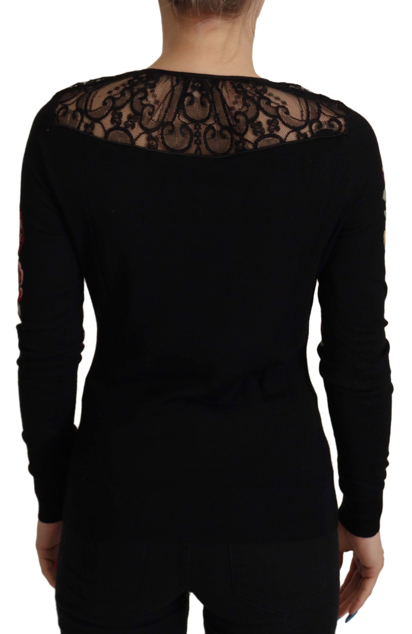 Dolce & Gabbana Embroidered Angel Cardigan Sweater Dolce & Gabbana