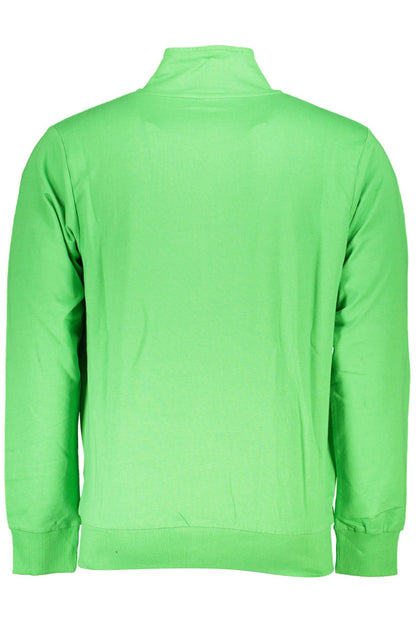 U.S. Grand Polo Green High Collar Embroidered Sweatshirt U.S. Grand Polo