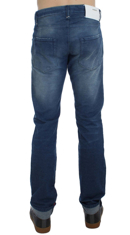 Acht Slim Fit Blue Wash Italian Denim Acht