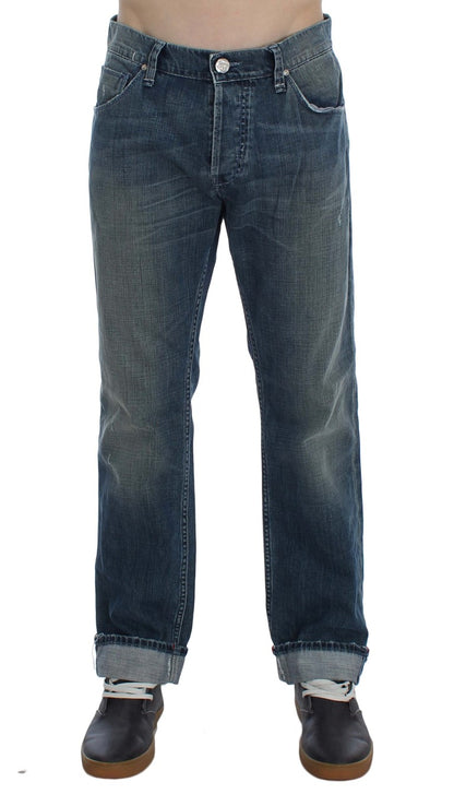 Acht Elegant Regular Fit Blue Wash Denim Acht