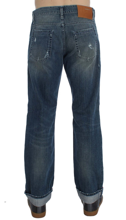 Acht Elegant Regular Fit Blue Wash Denim Acht