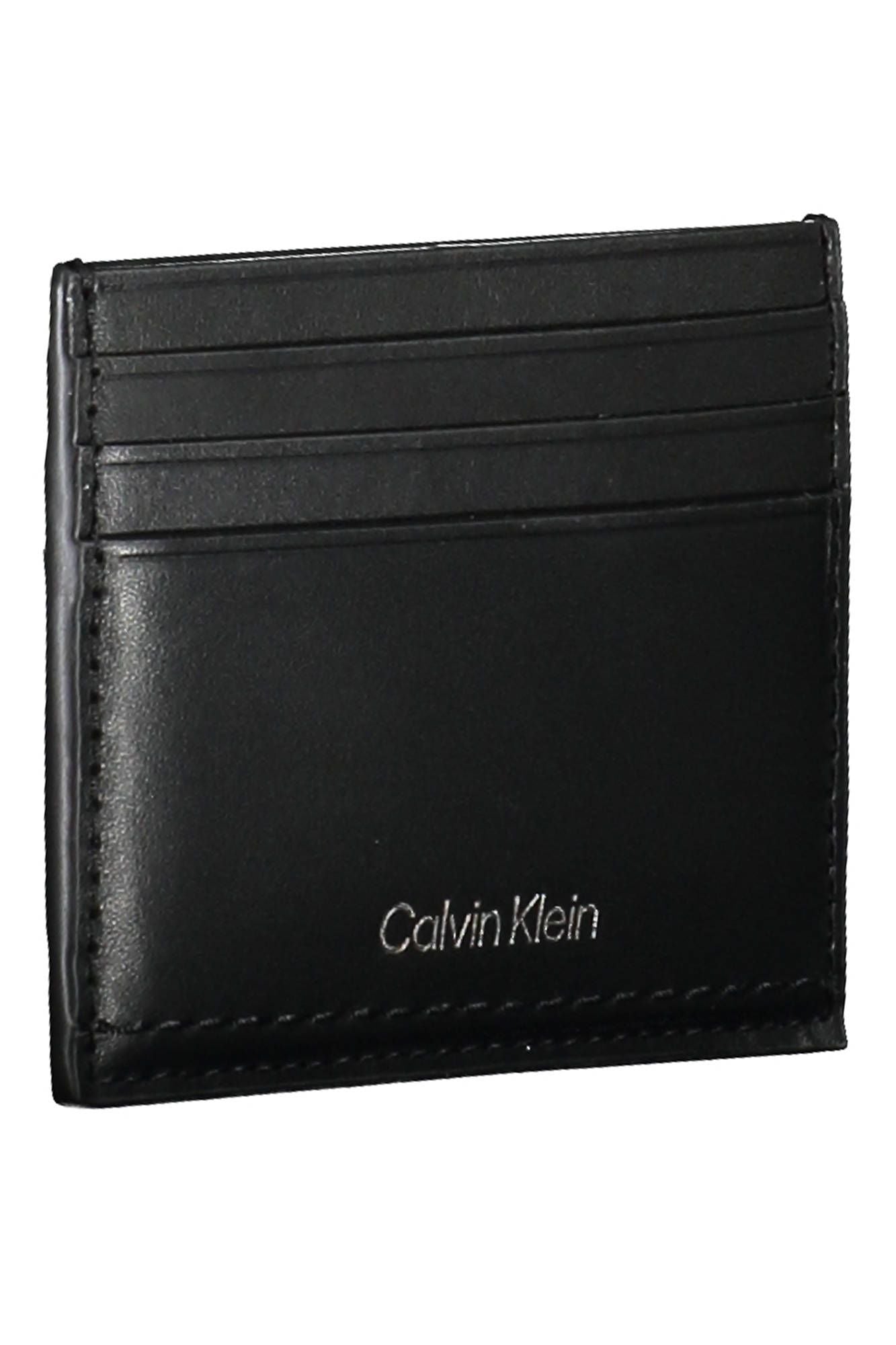 Calvin Klein Black Leather Men Wallet