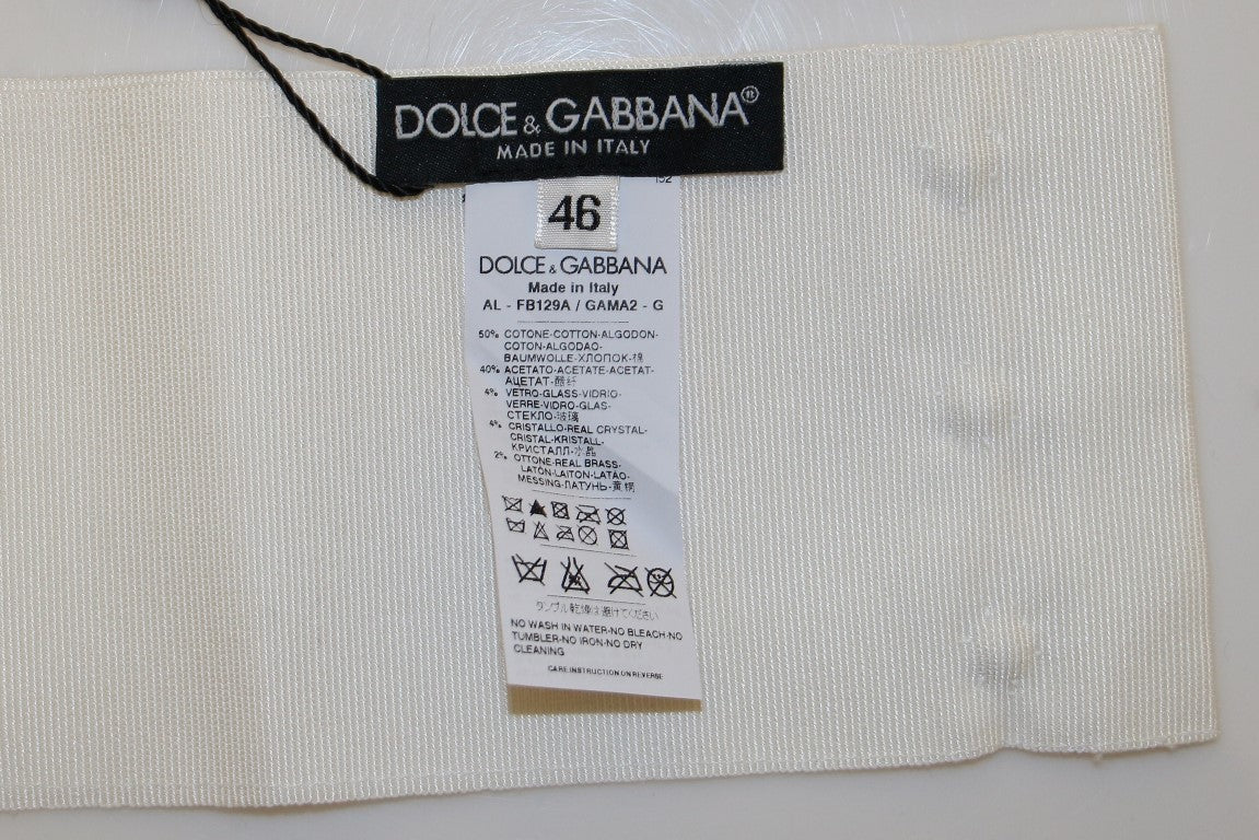 Dolce & Gabbana Embellished Snap Button Waist Belt Dolce & Gabbana