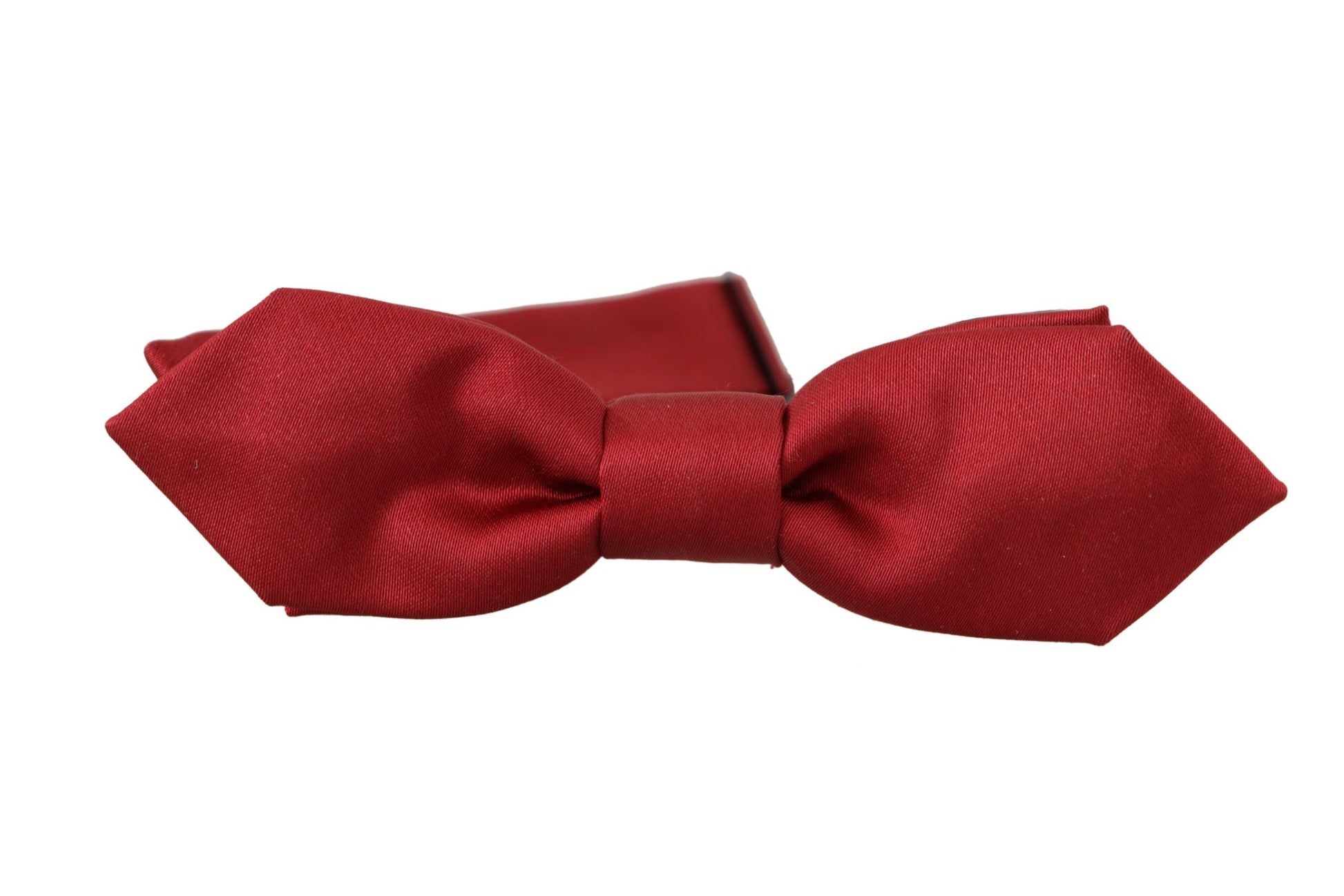 Dolce & Gabbana Elegant Red Silk Bow Tie