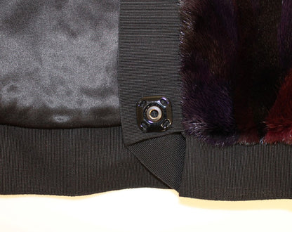 Dolce & Gabbana Exquisite Purple MINK Fur Scarf Wrap Dolce & Gabbana